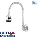 TORNEIRA GOURMET CROMADA COZ. PAREDE 3/4 C76 - 1/4 Volta - ULTRA METAIS