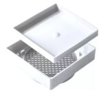 RALO INVISIVEL 15CM X 15CM BRANCO - ULTRA METAIS