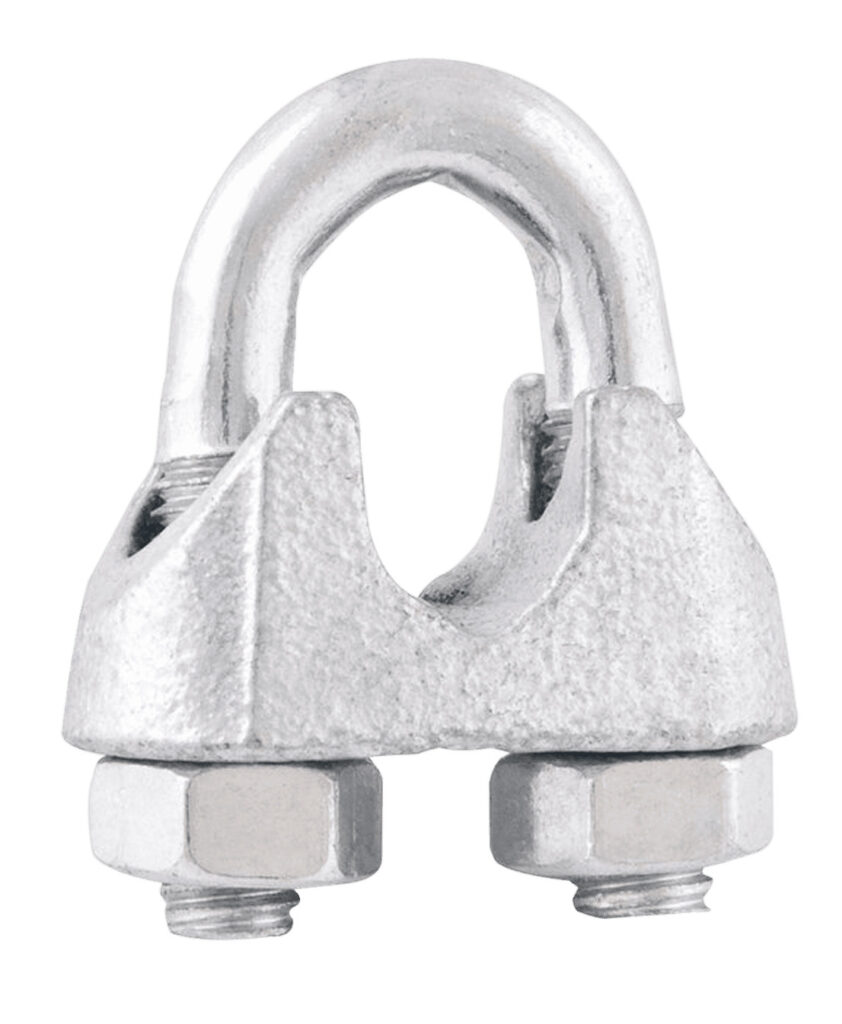 GRAMPO P/ CABO DE ACO 1/8" C/ 50 UN - RAYCO