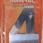 NUMERO GRANDE ACM ESPELHADO 4 - NUMERAL