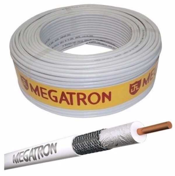 CABO COAXIAL 06 67% C/ 100 M BR - MEGATRON