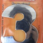NUMERO 125MM ACM ESPELHADO 3 - NUMERAL