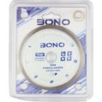 DISCO DIAMANTADO EXTRA FINO CONTINUO 4.1/2" 1.2MM 110X08X20MM - BONO