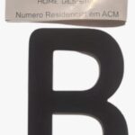 LETRA "B" RESIDENCIAL PRETO - STYLE
