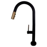 TORNEIRA MONOCOMANDO CASCATA ESTENTIVEL PRETO C/ SENSOR