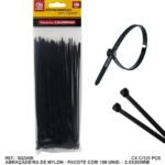 ABRAC NYLON PR 2.5MM X 200MM C/ 100 UN - SQ