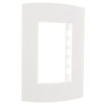 PEE ALFA PLACA 4X2 C/ 3 POSTO RETANG. BRANCO