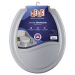 ASSENTO ALMOFADADO OVAL UNIVERSAL - HERC Cinza-Escuro