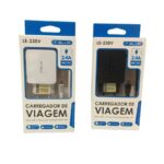 CARREGADOR CELULAR C/ CABO + 2 ENTRADA 2.4A LE230V