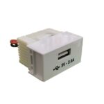 ILUMI - MODULO TOMADA USB 2A PT SLIM