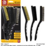 JG. KIT 3 ESCOVAS LIMPEZA MULTIUSO - SQ