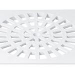 GRELHA QUADRADA BRANCO 150MM - HERC