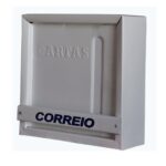 CAIXA CORREIO VERTICAL CINZA -