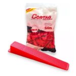 CUNHA P/ ESPACADOR NIVELADOR SLIM C/ 100 UN - CORTAG