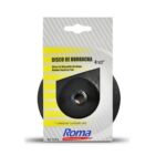 DISCO BORRACHA C/ VELCRO 4.1/2'' (115MM) - PINCEIS ROMA