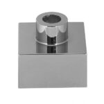 CANOPLA 1.1/2"CROMADA QUADRADA C-50