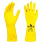 LUVA LATEX AMARELA T. 9 (G) - PRO SAFETY