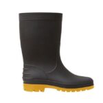 BOTA PVC PRETA / AMARELO S/F CANO MEDIO N.38 - GRENDENE