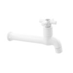 TORNEIRA ABS BRANCA PAREDE FIXA LONGA C/ AREJ. C31 - ULTRA METAIS