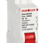 DISJUNTOR UNIP 63A - OUROLUX