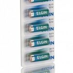 PILHA ELGIN BATERIA 23A - ALCALINA (CARTELA C/5 PC)