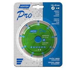 DISCO DIAMANTADO PRO SEGMENTADO 4.1/2"(VERDE) - NORTON