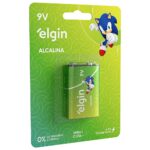 PILHA BATERIA 9V ALCALINA BLISTER C/ 1 - ELGIN