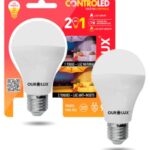 CONTROLED 9W 6500K 2 STEPS + ANTI INSETO - OUROLUX