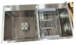 CUBA LUXO DUPLA - AÇO INOX 304 GOURMET C/ DISPENSER