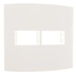 PEE ALFA PLACA 4X4 C/ 2 POSTO RETANG. BRANCO