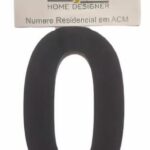 NUMERO RESIDENCIAL PRETO 0 - STYLE