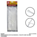 ABRAC NYLON BR 3.6MM X 200MM C/ 100 UN - SQ