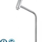 TORNEIRA LINK CROMADA BICA ALTA 42CM 45º 1/4 VOLTA