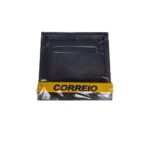 CAIXA CORREIO HORIZONTAL CINZA -