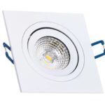 SPOT DICROICA LED SMD QUADRADO 3W 6500K - GALAXY