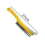 ESCOVA DE AÇO C/ RASPADOR 27 X 4,5CM - SQ