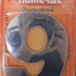 NUMERO 125MM ACM ESPELHADO 9 - NUMERAL