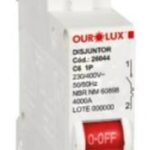 DISJUNTOR UNIP 25A - OUROLUX