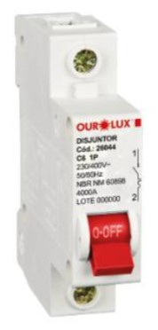 DISJUNTOR UNIP 25A - OUROLUX