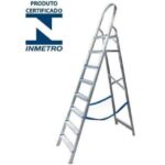 ESCADA ALUMINIO 8 DEGRAUS - REAL