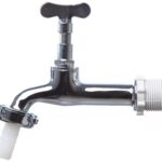 TORNEIRA METAL 1130 CROMADA JARDIM C/ BICO E ADAPTADOR 3/4