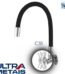 TORNEIRA FLEX PRETA COZ. PAREDE 3/4 C31 - 1/4 Volta - ULTRA METAIS
