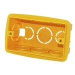 CAIXA DE LUZ 4 X 2 AMARELA - GERPLAST