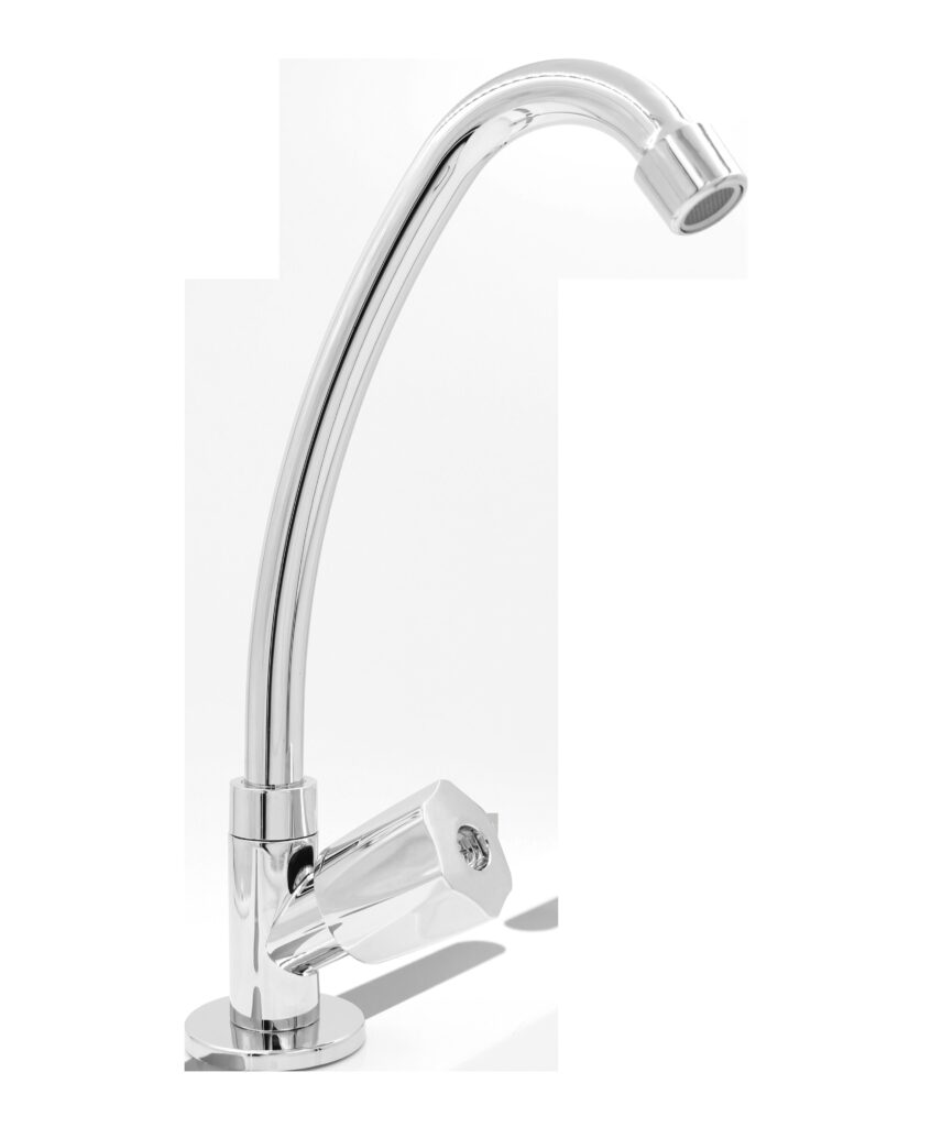 TORNEIRA ABS CROMADA COZINHA BANCADA C25 - ULTRA METAIS / VIT