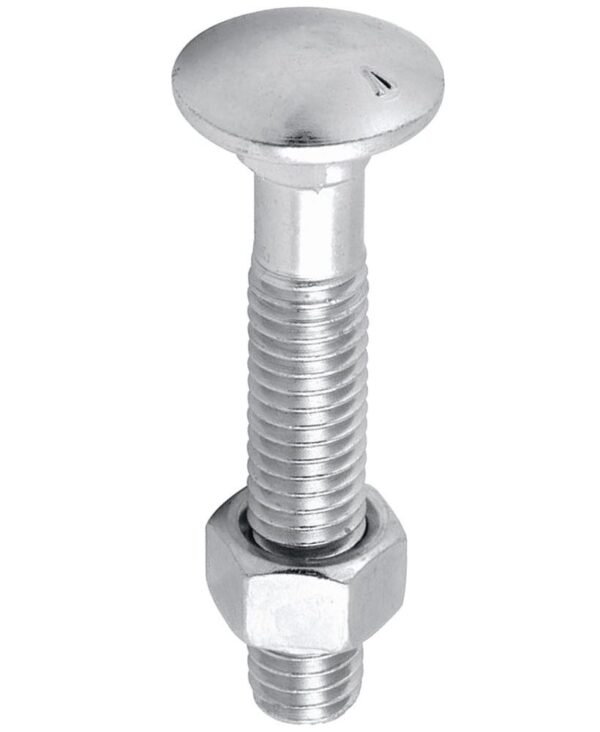 PARAF. FRANCES ZINC C/PORCA SEXT 5/16 X 2 C/ 100 UN - RAYCO