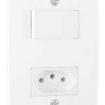 PEE UNA CJ. INTER. PARALELO +TOM. 2P+T 20A C/ PLACA