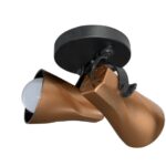 SPOT SOBREPOR SPIRALLE OCTA DUPLO COBRE - STARTEC