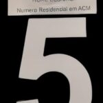 NUMERO RESIDENCIAL BRANCO 5 - STYLE