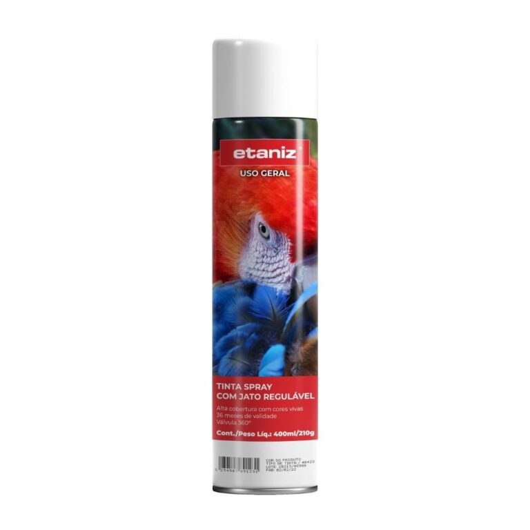 TINTA SPRAY ETANIZ U.G 400ML - BRANCO FOSCO