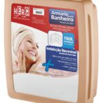 ARMARIO P/ BANHEIRO CARAMELO C/ ESPELHO - HERC